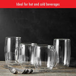 Load image into Gallery viewer, ZWILLING Sorrento Plus 2-pc Double-Wall Glass Coffee Mug Set, Clear
