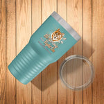 Load image into Gallery viewer, Multiple Sclerosis Awareness Cup - Be Strong and Fight on - 30oz Teal Tea, Coffee Tumbler
