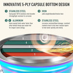 Load image into Gallery viewer, Tea Kettle, Kettle 3.7QT, Tea Pot Whistling 316 Stainless Steel, Tea Kettle Stovetop with Cool Folding Handle, Kettle Teapot Rainbow Induction for Boiling Water, Mirror Finish