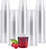 Load image into Gallery viewer, JOLLY CHEF 500 Pack Plastic Shot Glasses, 1 oz Clear Disposable Jelly Cups Reusable Perfect for Wine Tasting, Whiskey, Food Samples, Halloween, Thanksgiving Party, Wedding, Christmas
