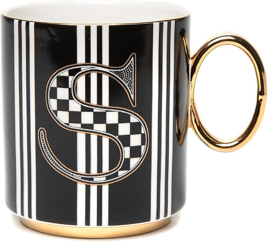 MACKENZIE-CHILDS My Mug, Decorative Ceramic Coffee Mug with Handle, S