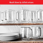 Load image into Gallery viewer, ZWILLING Sorrento Plus 2-pc Double-Wall Glass Coffee Mug Set, Clear