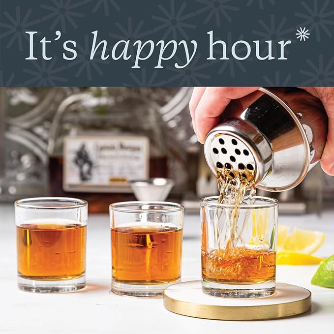 Vikko 2.75 Ounce Shot Glasses, Set of 6 Small Liquor and Spirit Glasses, Durable Tequila Bar Glasses For Alcohol and Espresso Shots, 6 Piece Shooter Glass Set