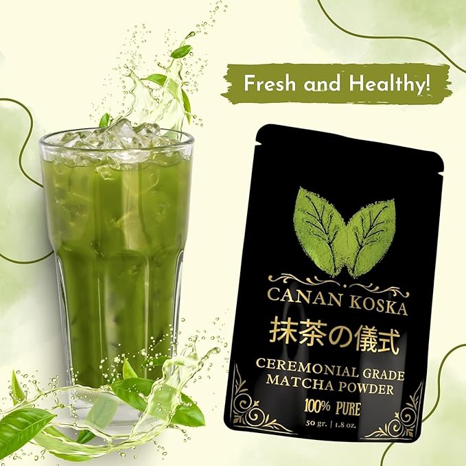 Canan Koska Ceremonial Grade Matcha Powder Series Eco Pack 1oz (30g) (1 Ounce (Pack Of 1))