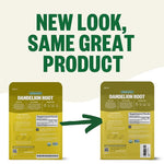 Load image into Gallery viewer, FGO Organic Dandelion Root Loose Tea, Cut and Sifted, Caffeine Free, 16oz Bulk Resealable Bag, Packaging May Vary (Pack of 1)