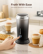 Load image into Gallery viewer, Maestri House Milk Frother, 3-in-1 Hot &amp; Cold Mik Frothing Steamer, 8.12OZ/240ML Touch Control Foam Maker, Compact Space-saving Design for Latte, Cappuccino and Warm Milk
