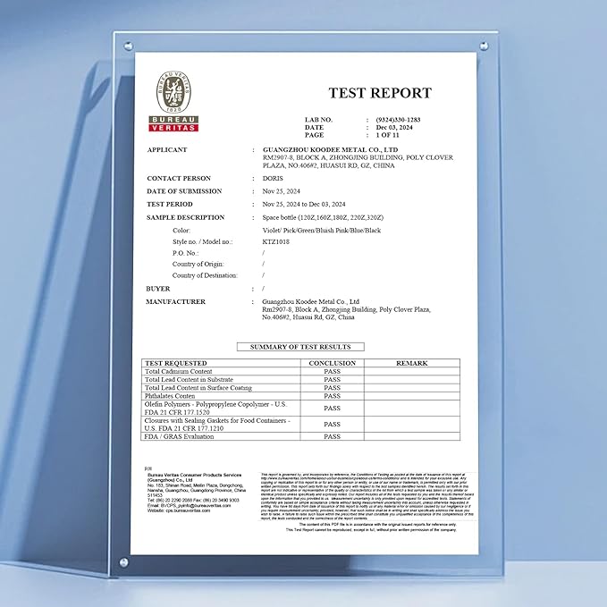 Koodee Insulated Water Bottle, 32 oz Stainless Steel Double Wall Vacuum Wide Mouth Sport Bottle with Leakproof Spout Lid (Grass Green)