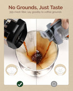 Load image into Gallery viewer, Maestri House Compact Cold Brew Coffee Maker, 64oz Iced Tea and Coffee Maker Brewer Space Saving Tritan Pitcher, 350 Mesh Filter, 100% Leak-Proof