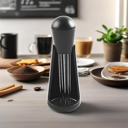 WDT Espresso Distribution tools with PP Handle, 10 x 0.4mm 304 Stainless Steel Needles Installed Coffee Stirrer for Barista