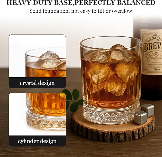 Ruckae 12 Pack 2.5oz Round Ribbed Shot Glasses - Clear Glass with Textured Stripes for Stylish Drinking - Perfect for Whiskey,Vodka,Rum and Cocktails - Ideal for Bars,Restaurants and Home Use