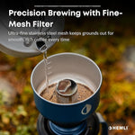 Load image into Gallery viewer, Pour Over Camp Coffee Maker Set– Vacuum Insulated Mug with Leakproof Lid, Stainless Steel Micro Filter, Scratch-Resistant Finish, Portable Coffee Maker for Camping, Travel &amp; Outdoor Adventures