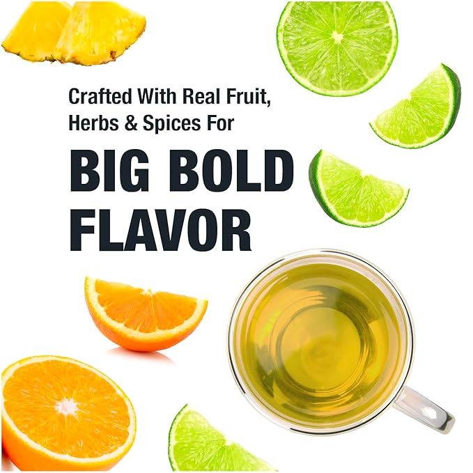 Tiesta Tea - Limeade Livin, Loose Leaf, Sweet Lime Herbal Tea, Premium Non-Caffeinated Blend, Make Hot or Iced, Brews Up to 200 Cups, 16 oz Resealable Bulk Pouch