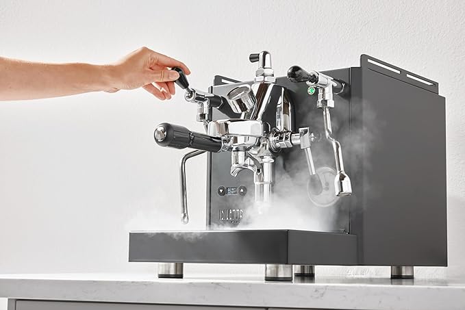 Diletta Alto Espresso Machine with Flow Control | Dual Boiler | PID | Shot Timer | Adjustable OPV | (Black)