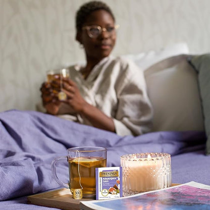 Twinings Superblends Adaptogens Calm with Ashwagandha Fig & Vanilla Flavoured Herbal Tea Caffeine-Free, 18 Tea Bags (Pack of 2), Enjoy Hot or Iced