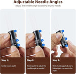 Load image into Gallery viewer, WDT Tool - Coffee Distribution Tool with Magnetic Stand, Adjustable Range Espresso Stirrer, 304 Stainless Steel 6 Needles 0.4mm and 6 Extra Needles 0.25mm