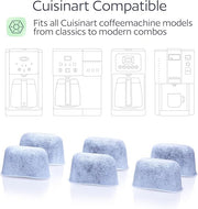 6 Water Filters for Cuisinart Coffee Makers - Replacement Charcoal Water Filters - Fits all Cuisinart Coffee Brewers by GoodCups