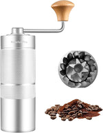 Load image into Gallery viewer, M6 Manual Coffee Grinder,Conical Hexagonal Burr &amp; Double Bearings for Smooth Grinding,Portable Mini Hand Coffee Grinder for Espresso Pour Over French Press at Home or Camping Travling