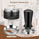Load image into Gallery viewer, 51mm Espresso Accessories Kit, Espresso Distribution Tool, Spring Loaded Calibrated Tamper and Dosing Funnel Set, Coffee Distributor Leveler Fits 51 mm Espresso Machines and Portafilters