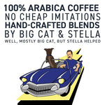 Load image into Gallery viewer, Stella Blue Ground Coffee, Electric Avenue Blend, Dark Roast, Fresh Coffee Ground 100% Arabica, Smooth Balanced Roast with Distinct Flavor Notes, Ethically Sourced Coffee Beans, 12 oz Bag