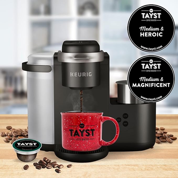 Tayst Coffee Pods, Medium Sampler Box Medium Roast, K Cups Compatible with Keurig Coffee Maker, Sustainable Single Serve, Pack of 30