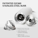 Load image into Gallery viewer, TIMEMORE Chestnut C3S Manual Coffee Grinder with CNC Stainless Steel Conical Burr Capacity 25g, Internal Adjustable Setting, Double Bearing Positioning for Travel, Camping, White