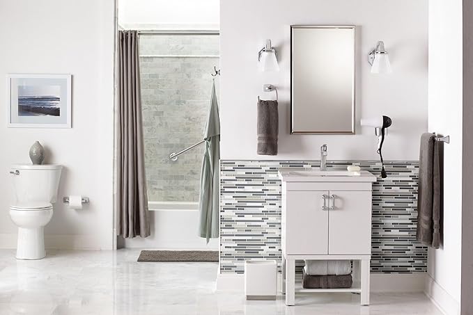 Moen YB5103CH Voss Double Robe Hook, Chrome