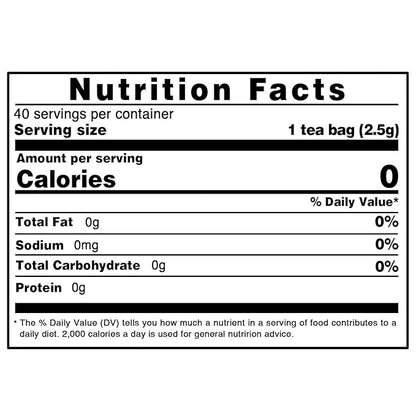 TEARELAE - Ashwagandha Tea Bags - 2.5g x 40 Count - Sourced From India - Premium Natural Cut & Sifted Pure Indian Ginseng Root - Non-GMO - Caffeine-free - Rich in Antioxidants & Boost energy