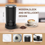 Load image into Gallery viewer, Milk Frother, Automatic Milk Steamer and Heater, 4-in-1 Multifunction Electric Hot and Cold Foam Maker and Milk Warmer for Latte, Cappuccinos, Macchiato,Black