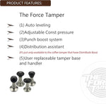 Load image into Gallery viewer, The Force Tamper Automatic Impact Coffee Tamper Adjustable Const Pressure and Autoleveling Extend Set New (Ball, 58.35mm)