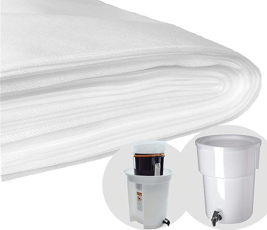 (100 Pack) Commercial Cold Brew Coffee Filters, 20" x 20" For Commercial Model Cold Brew Coffee Makers and 5-gallon Commercial Systems…