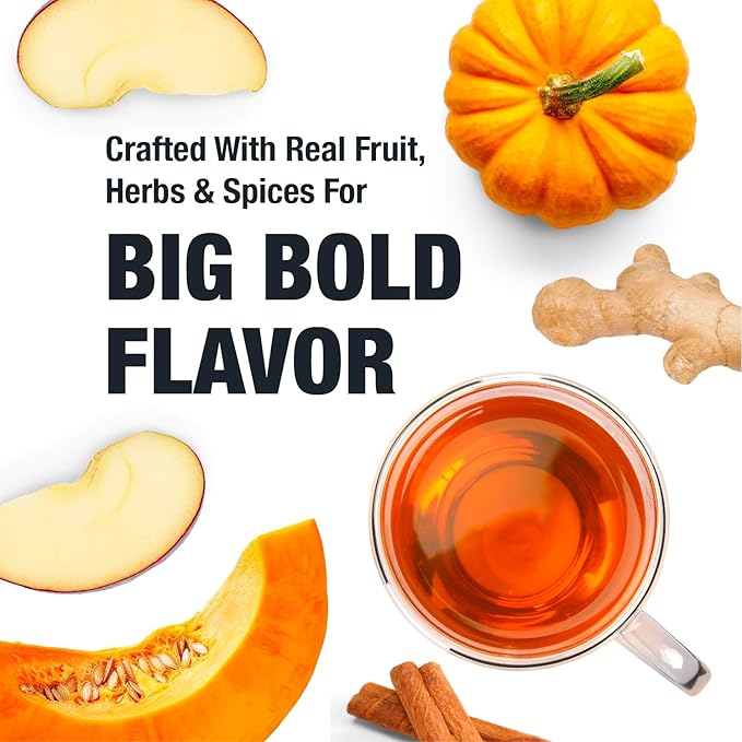 Tiesta Tea - Fall Medley Tea Sampler Dry Flight Set, Loose Leaf, No Caffeine, Makes Hot & Iced, Assorted Brew Sets with Herbal, Black, Fruit, Chai Blend & More, 9 Resealable Sample Pouches