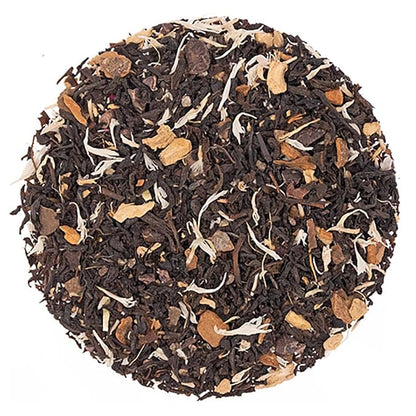 Night of the Iguana Chocolate Chai Tea - 4oz | Loose Leaf Black Tea with White Chocolate, Cinnamon, Clove, Cardamom Spices | Assam Tea Blend | Bold Spiced Chai | Serve Hot or Iced