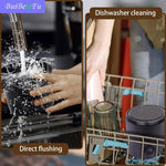 Load image into Gallery viewer, Coffee Knock Box Shock-Absorbent Durable Barista Style Knock Box With Removable Knock Bar and Non-Slip Base Gift (4.6 x 4.3 Inch-Black)