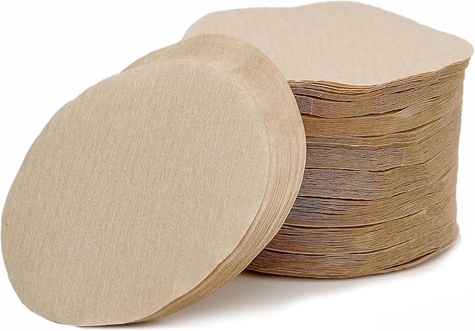 800x - Compatible with AeroPress XL – Reusable Unbleached Paper Coffee Filters, Natural & Vegan Replacement (4 packs)