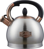 Load image into Gallery viewer, Tea Kettle -2.8 Quart Tea Kettles Stovetop Whistling Teapot Stainless Steel Tea Pots for Stove Top Whistle Tea Pot