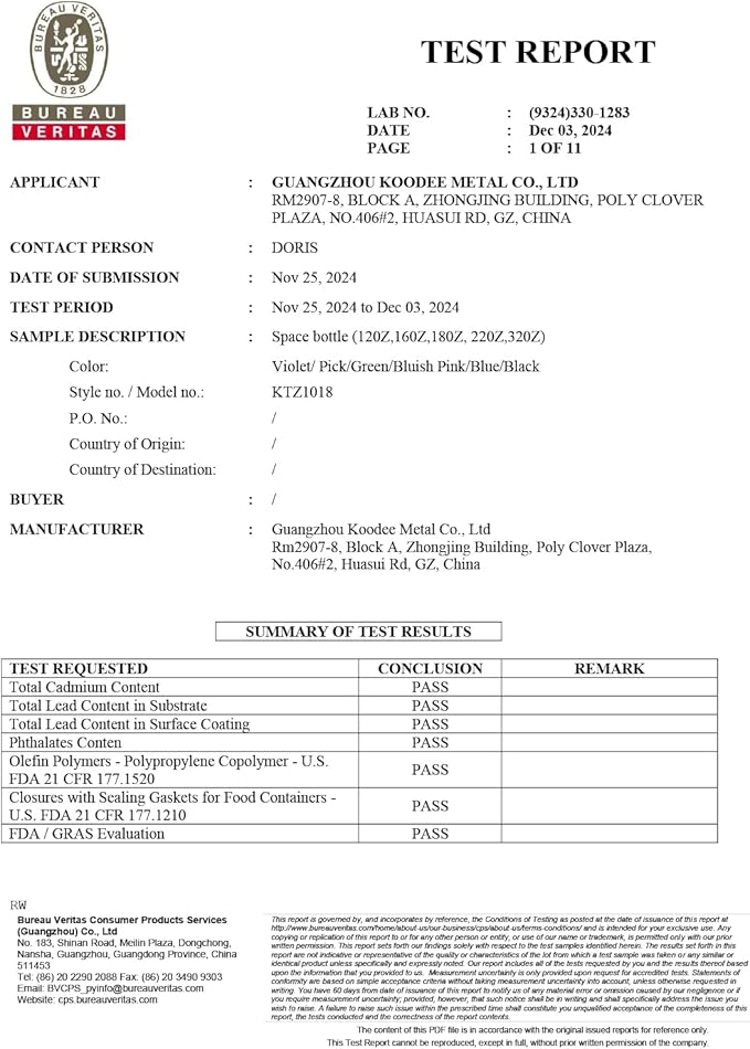 koodee Water Bottle for School-12 oz Stainless Steel Vacuum Insulated Wide Mouth Flask with Leakproof Spout Lid (Pink)