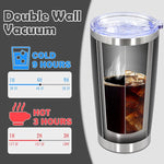 Load image into Gallery viewer, 20oz Tumbler Bulk Stainless Steel Tumbler Cup with Lid Vacuum Insulated Double Wall Travel Mug, Durable Powder Coated Travel Coffee Tumbler Mug for Hot &amp; Cold Drinks, Black,8 Pack