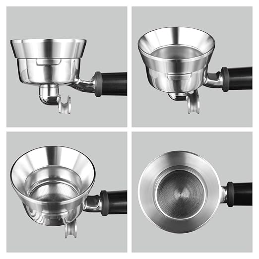 Stainless Steel Espresso Dosing Funnel Compatible with 58mm Portafilter