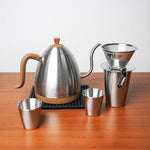 Load image into Gallery viewer, Brewista Artisan Electric Gooseneck Kettle, Water Boiler with LCD Panel, Precise Temperature Control, Fast Boiling and Keep Warm Settings for Pour-Over Coffee &amp; Tea, Café, 1 Liter (Stainless Steel)