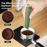 Load image into Gallery viewer, WDT Espresso Distribution Tool - Bincoo Magnetic Espresso Stirrer Tool For Barista, Espresso Tamper With Stainless Steel Retractable Needles with 6 Extra Stirrer (Green)