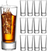 Load image into Gallery viewer, Ruckae 12 Pack 2 OZ Shot Glasses Set Clear Shot Glasses Bulk with Heavy Base Bar Cylinder Glass Shot Cups for Vodka Tequila Whiskey Liquor Cocktail (Cylinder Shaped)