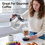 Load image into Gallery viewer, Electric Kettle With Infuser, 1.5L Electric Tea Kettle With Temperature Control, Glass Kettle &amp; Hot Water Boiler,1200W Fast heating for Pour Over Coffee, Brew Tea, Easy to Clean G888B