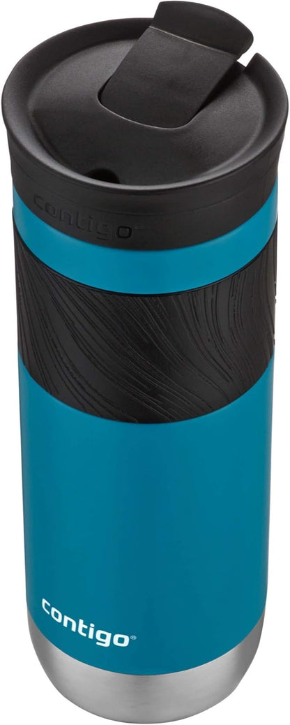 Contigo Byron 2.0 Stainless Steel Travel Mug with SNAPSEAL Lid and Grip 20oz. Juniper