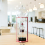 Load image into Gallery viewer, Nispira Luxury Ice Cold Brew Tower Dripper Coffee Maker, 1000 ml Copper Color