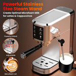Load image into Gallery viewer, Espresso Machine 20 Bar,Touchscreen Espresso Maker with Steam Milk Frother, Stainless Steel Expresso Coffee Machine for Home with Removable Water Tank for Cappuccino Latte,Cold Brew,Long Coffee