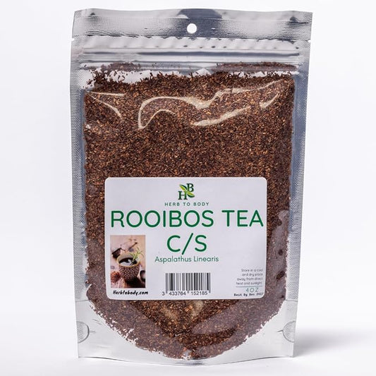 Herb To Body Rooibos Tea C/S | Cut & Sifted | Aspalathus Linearis | Wildcrafted | 4oz
