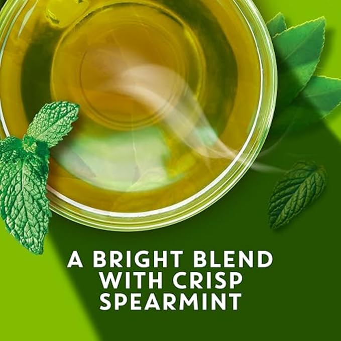 TAZO Organic Zen Green Tea Bags, Caffeine Free Tea with Refreshing Lemongrass & Spearmint, 144 Total Tea Bags (36ct - Pack of 4)