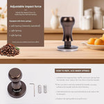 Load image into Gallery viewer, Stainless Steel Coffee Tamper 53.5mm - Heavy Duty Espresso Press for Espresso Machines, Ergonomic Handle &amp; Precision Fit (Barista Kit Essential)