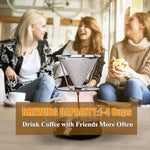 Load image into Gallery viewer, Pour Over Coffee Dripper, Reusable Cone Coffee Filter 1-4 cup, Stainless Steel Portable Coffee Filters Coffee Maker with Cleaning Brush for Home Office Travel Camping