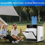 Load image into Gallery viewer, Nugget Ice Makers Countertop Soft Chewable Pellet Ice Machine with Auto-Cleaning Function, Ice/Water/Ice-Water Mix Mode, 50 Lbs/24H Portable Countertop Ice Makers for Home Party RV Camping